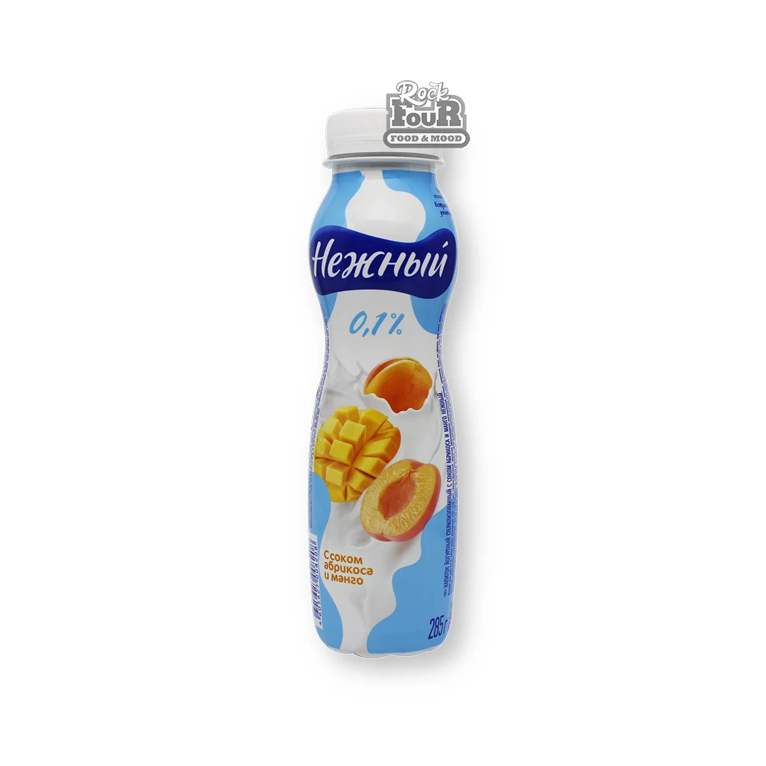 Yogurt drink with apricot and mango juice "Nezhniy" 0.1% 285g